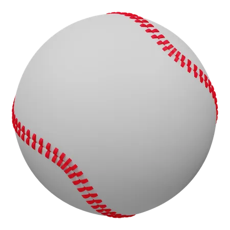 Balle de baseball  3D Icon