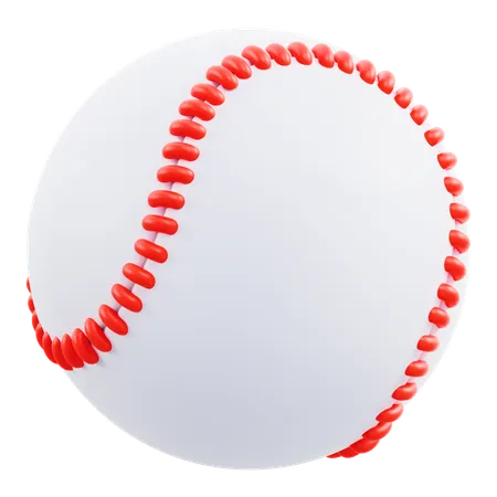 Balle de baseball  3D Icon