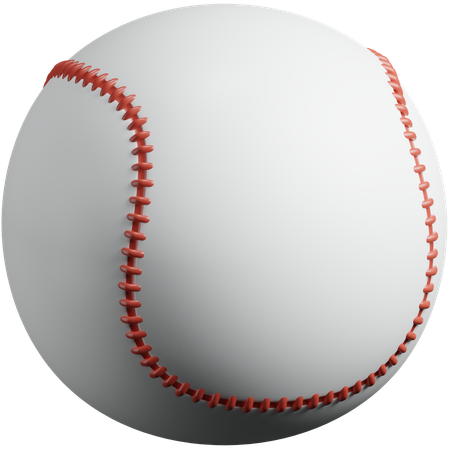 Balle de baseball  3D Icon