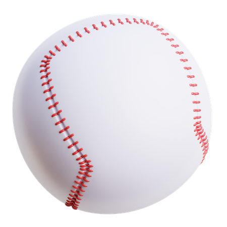 Balle de baseball  3D Icon