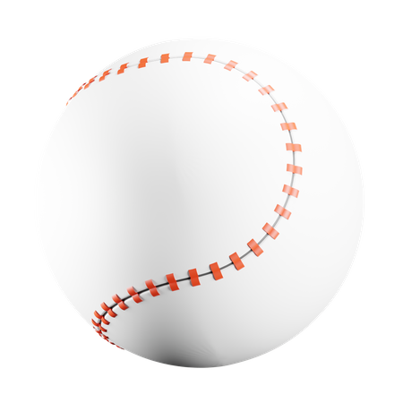 Balle de baseball  3D Icon