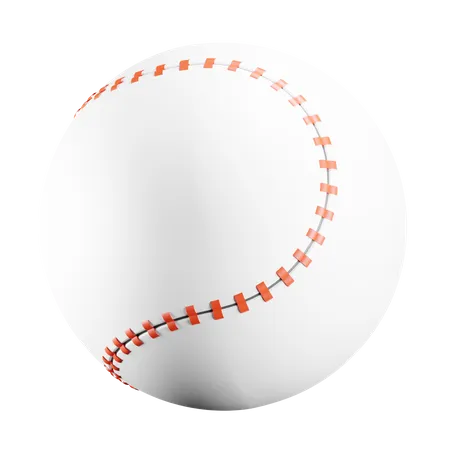 Balle de baseball  3D Icon