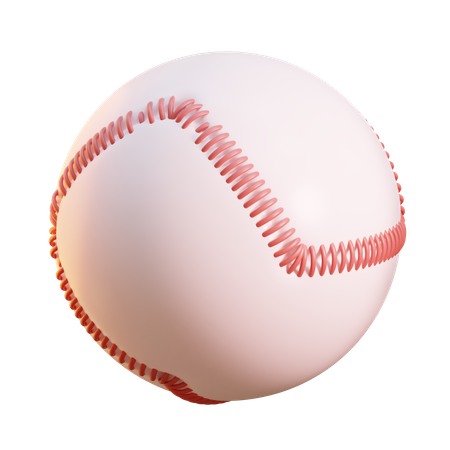 Balle de baseball  3D Icon