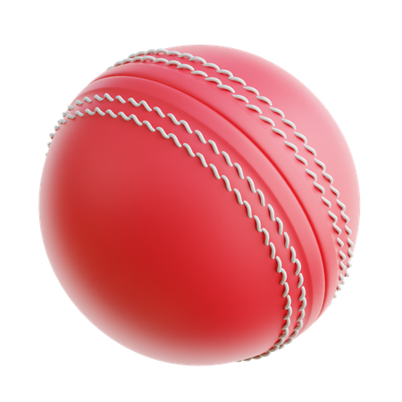 Balle de cricket  3D Icon