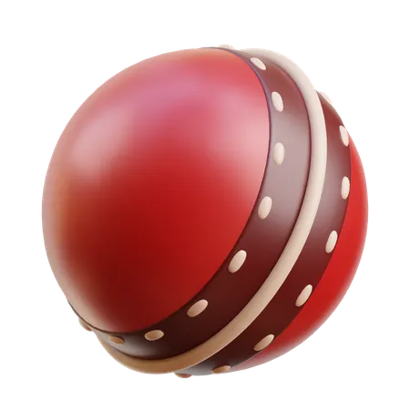 Balle de cricket  3D Icon