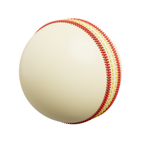 Balle de cricket  3D Icon