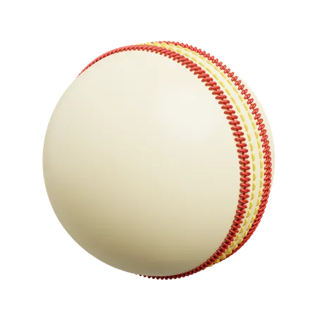 Balle de cricket  3D Icon