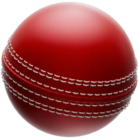 Balle de cricket  3D Icon