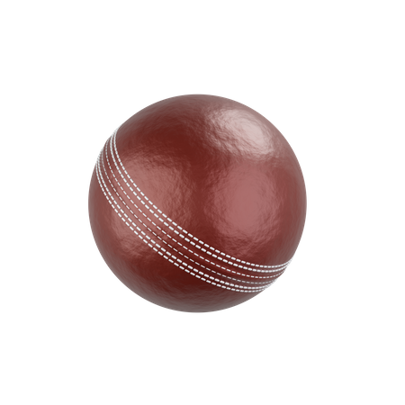 Balle de cricket  3D Illustration