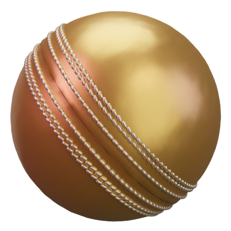 Balle de cricket  3D Icon