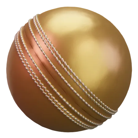 Balle de cricket  3D Icon