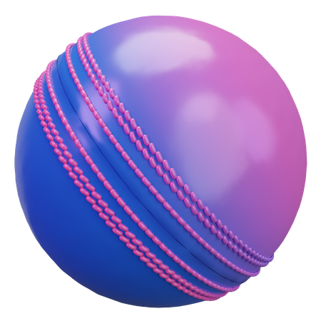 Balle de cricket  3D Icon