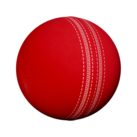 Balle de cricket  3D Icon