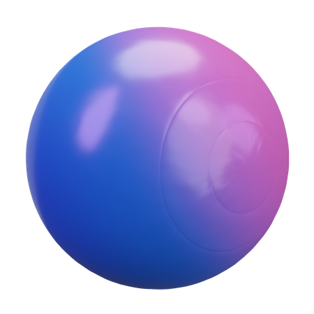 Balle de crosse  3D Icon