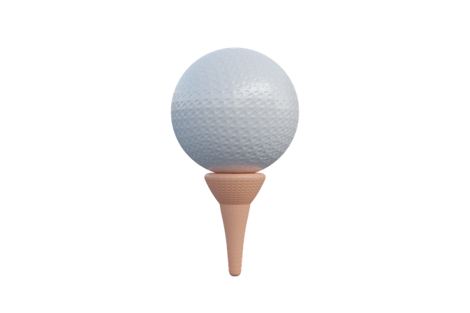 Balle de golf  3D Icon