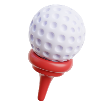 Balle de golf  3D Icon