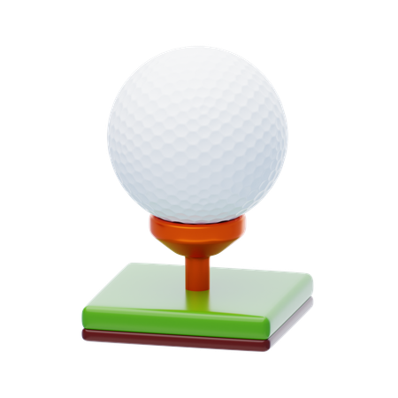 Balle de golf  3D Icon