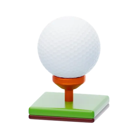 Balle de golf  3D Icon