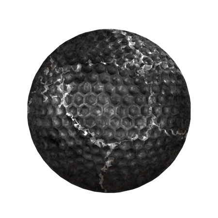 Balle de golf  3D Illustration