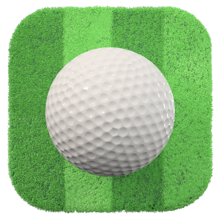 Balle de golf  3D Illustration