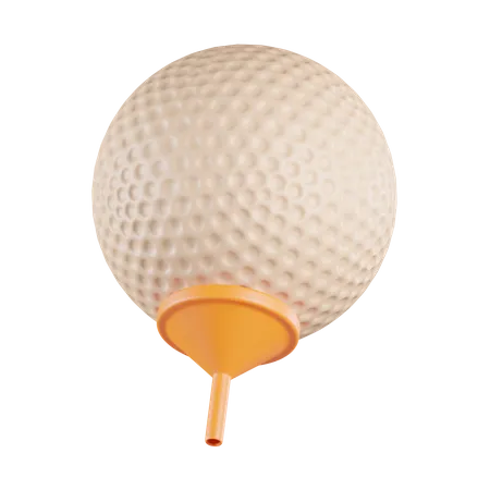 Balle de golf  3D Icon