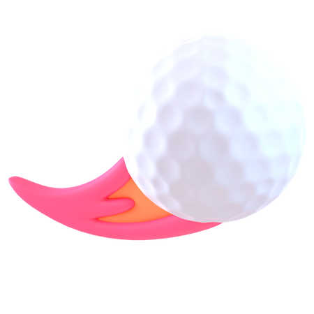 Feu de balle de golf  3D Icon