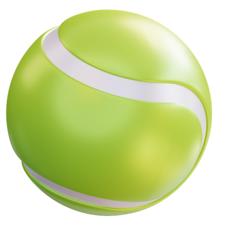 Balle de tennis  3D Icon