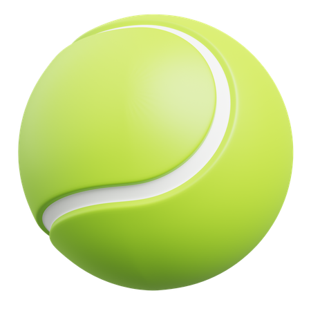 Balle de tennis  3D Icon