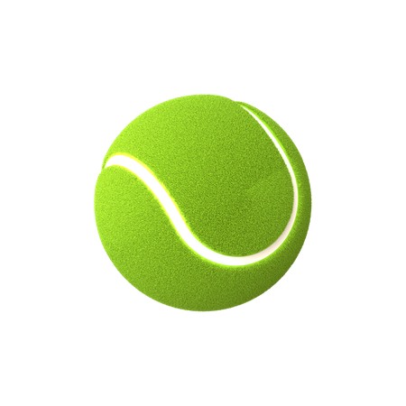 Balle de tennis  3D Icon