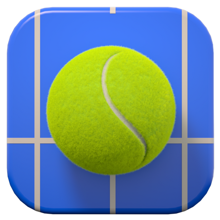 Balle de tennis  3D Illustration