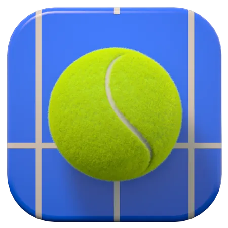 Balle de tennis  3D Illustration