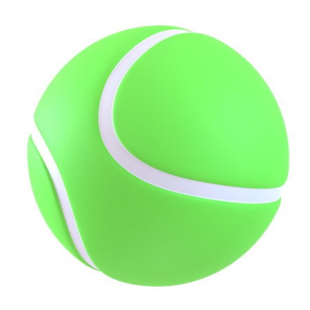 Balle de tennis  3D Icon