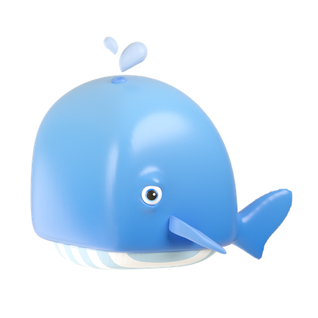 Ballena  3D Icon