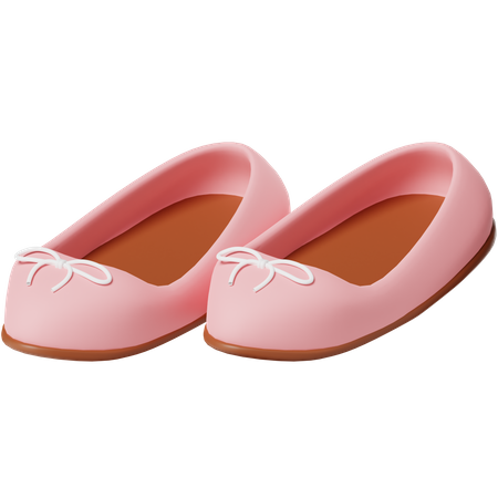 Ballerines  3D Icon