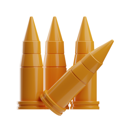 Balles militaires  3D Icon