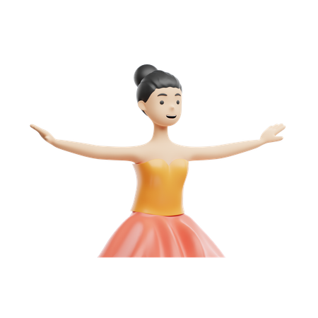 Ballet  3D Icon