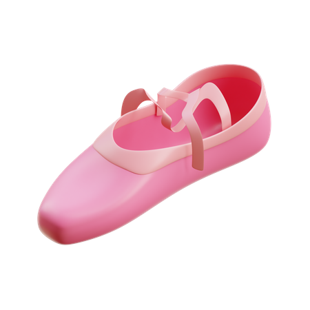 Ballet Shoe  3D Icon