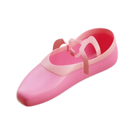 Ballet Shoe  3D Icon