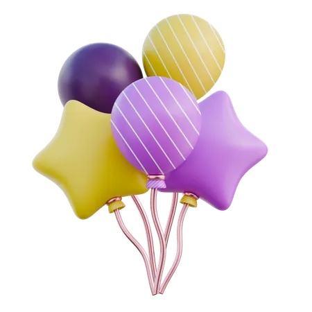 Ballon  3D Icon