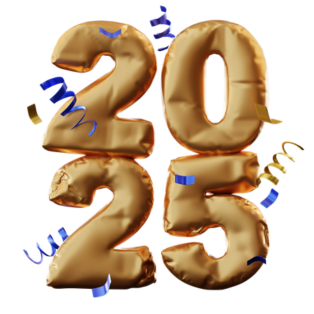 Ballon 2025  3D Icon