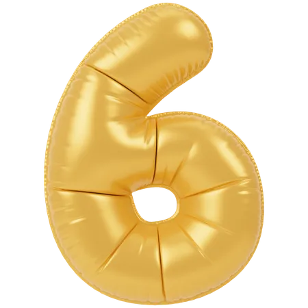 Ballon 6  3D Icon