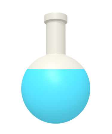 Ballon à fond rond  3D Icon
