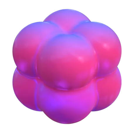 Ballon Abstract Shape  3D Icon