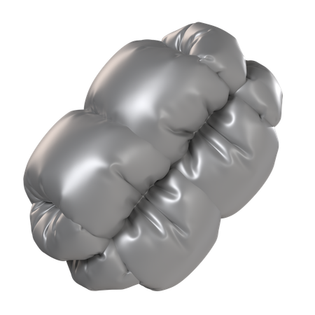 Ballon rectangulaire abstrait  3D Icon