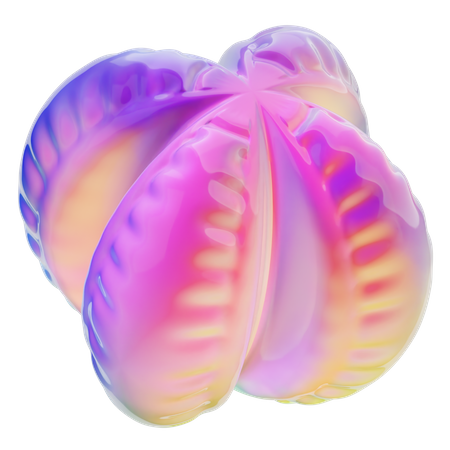 Ballon abstrakte Form  3D Icon