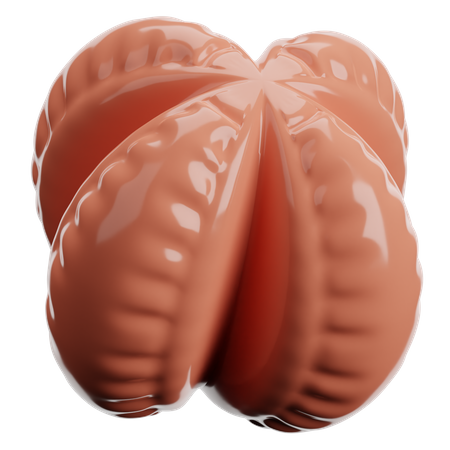Ballon abstrakte Form  3D Icon