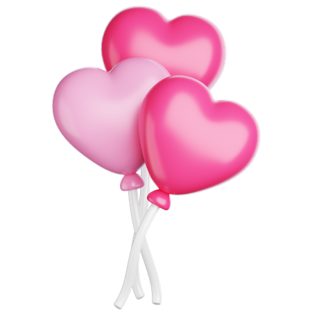 Amour de ballon  3D Icon