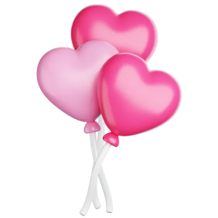 Amour de ballon  3D Icon