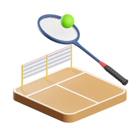 Balle de badminton  3D Icon