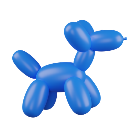 Chien ballon  3D Icon